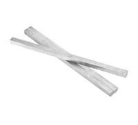sourcing map 3 Pcs Square Steel Key Stock, 1/2" x 1/2" x 12" Cold-Drawn 45# Steel Bars Precision Key Stock for Gearbox Coupling, Silver Tone