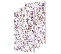 sourcing map 3 Pcs Translucent Glitter Acrylic Sheets 1/8" Thickness 12"x8" Sparkly PMMA Plastic Sheets Extruded Blanks for Laser Cutting and Engraving DIY Art Crafting,Purple/Gold/Blue