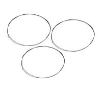 sourcing map 3 Pcs Tungsten Wire, 99.95% High Purity Tungsten Wire 1mm Dia x 1 Meter Length Tungsten Filament Metal Coil for Light Bulb Production Electronics Industry
