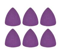 sourcing map 3 Pcs Ukulele Picks, 3.2mm Soft Wool Felt Bass Guitar Picks Ukulele Accessories for Acoustic Guitar Bass, Purple
