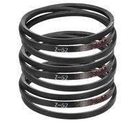 sourcing map 3 Pcs Z-52 Z Type V-belt 1320mm/52" Inner Length x 0.39" Width x 0.24" Height, Z-type Closed-Loop Rubber Transmission Belt