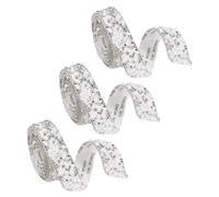 sourcing map 3 Rolls 1 Yard x 0.79" Crystal Rhinestone Ribbon, Self Adhesive Resin Crystal Trim Ribbon Strips, Sparkling Gemstone Trims for DIY Crafts, Clothes, Party Decoration, White