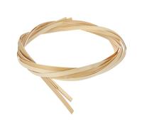 sourcing map 3 Rolls Bamboo Strips for Weaving, 0.31" x 10ft Basket Weaving Supplies Wicker Repair Kit 0.5mm Thick Thin Bamboo Strips for Basket Making DIY Crafts Furniture Chandelier