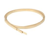 sourcing map 3 Rolls Bamboo Strips for Weaving, 0.59" x 10ft Basket Weaving Supplies Wicker Repair Kit 1.2mm Thick Thin Bamboo Strips for Basket Making DIY Crafts Furniture Chandelier