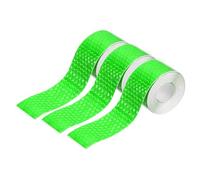 sourcing map 3 Rolls Reflective Tape 1" x 118" High Visibility Reflective Adhesive Stickers Outdoor Waterproof for Trailer Trucks Bike Car Motorcycle Helmet Mailbox, Green