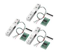 sourcing map 3 Set Digital Load Cell Weight Sensor 20KG + HX711 Module Weighing Sensor 24 Bit Precision A/D Dual-Channel 16x24mm for DIY Portable Electronic Kitchen Scale Kit