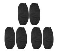 sourcing map 3 Set Welding Sleeves Flame Retardant Cotton Welding Work Sleeves Fit Men and Women Heat Flame Resistant Arm Protection Gardening Sleeve for Welding Machining Metal Handling, Black