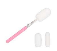 sourcing map 3 Size 27.5" Telescoping Sponge Stick Kit 2cm/3cm/4cm W Retractable Ceramic Clay Sponge Replacement for Pottery Tool Removing Excess Water from Tall and Narrow Pottery, Pink