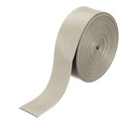 sourcing map 3 Yard 20mm PU Faux Leather Strips, Fold Over Leather Strap Roll Double Sided Faux Supplies for DIY Craft Projects, Dark Apricot