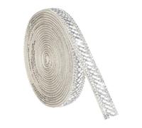 sourcing map 3 Yard Rhinestone Ribbon, 3mm x 3mm Self-Adhesive Crystal Rhinestone Strips, for Clothing DIY Arts Crafts Wedding Party Supplies White