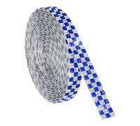 sourcing map 3 Yard Rhinestone Ribbon, 4mm x 4mm Self-Adhesive Crystal Rhinestone Strips, for Clothing DIY Arts Crafts Wedding Party Supplies Dark Blue