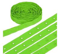 sourcing map 3 Yard Snap Button Tape, Polyester Plastic Snap Button Trim, Sewing Press Stud Ribbon Replacement for DIY Craft Clothes Fabric Sewing, Green