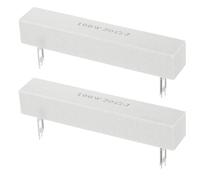 sourcing map 30 Ohm Ceramic Cement Resistor, 100W Power Wirewound Horizontal Cement Resistor Kit Tolerance 5% for Audio Equipment Power Adapters Frequency Divider Circuit Board (Pack of 2)