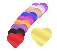 sourcing map 30 Pack Heart Cutouts Paper Bulletin Board Decorations Multi-Color 3.1x3.4 Inch for Teachers DIY Craft Chalkboard Wall Decoration
