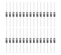 sourcing map 30 Pcs 1N4002 Rectifier Diode, 1A 100V DO-41 Electronic Silicon Diodes for Charger Industrial Power Adapter Supply Inverter Switching Power Supply