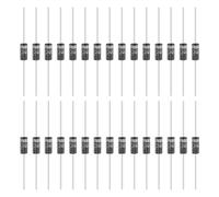 sourcing map 30 Pcs 1N4004 Rectifier Diode, 1A 400V DO-41 Electronic Silicon Diodes for Charger Industrial Power Adapter Supply Inverter Switching Power Supply