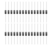 sourcing map 30 Pcs 1N5402 Rectifier Diode, 3A 200V DO-27 Electronic Silicon Diodes for Charger Industrial Power Adapter Supply Inverter Switching Power Supply