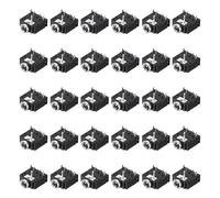 sourcing map 30 Pcs 5 Pins Female 3.5mm Stereo TRS Jacks Plug Socket for Audio Headphone Radio PCB Panel CD Players
