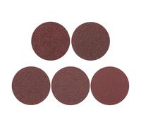 sourcing map 30 Pcs 50mm 2 Inch Sanding Disc 40/60/80/120/180 Grit Hook and Loop Sandpaper Random Orbital Sander Pads for Woodworking Automotive Metal