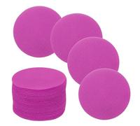 sourcing map 30 Pcs Carpet Spot Markers, 4 Inch Non-Slip Rubber Agility Markers for Classroom Carpet, Circles Spots Dots for Football, Basketball Training Markers, Pink
