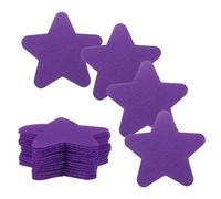 sourcing map 30 Pcs Carpet Spot Markers, 4 Inch Non-Slip Rubber Agility Markers for Classroom Carpet, Stars Spots Dots for Football, Basketball Training Markers, Purple