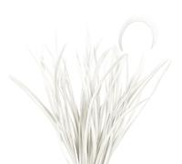sourcing map 30 Pcs Fly Tying Feathers Bulk, 5.1-6.7 Inch Colorful Stonefly Split Tails and Down Wings Tails Materials Goose Biots Feathers for DIY HandCrafts, White