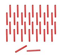 sourcing map 30 Pcs M3 x 45mm Knurled Aluminum Standoff Mesh Spacer Column for FPV Drone RC Airplane Racing Car Simracing, Red