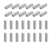 sourcing map 30 Pcs M5-0.8 x 14mm Grub Screws, 304 Stainless Steel Cup Point Allen Head Screws Internal Hex Socket Drive for Bathroom Fixtures Repair Furniture DIY Project