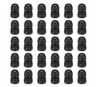 sourcing map 30 Pcs PG7 Cable Glands Adjustable 3-6.5mm PA6 Nylon IP68 Waterproof Connectors with Seals Anti-Corrosion for Industrial/Outdoor Electrical Systems (Black)