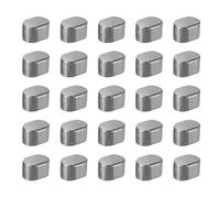 sourcing map 30 Pcs Round Ended Feather Key, 10x8x7mm Carbon Steel Drive Shaft Parallel Keys Keyway Stock Assortment for Mechanical Fasteners Industry