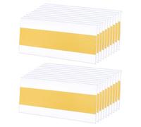 sourcing map 30 Pcs Self Adhesive Label Holder, 3.9 x 1.7 Inch Shelf Tag Label Holders PVC Shelf Tag Index Card Pockets for Bookshelf Mailbox Shelves Storage Bins Library