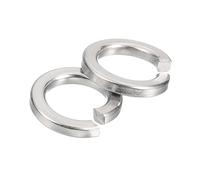 sourcing map 30 Pcs Spring Lock Washer, M12 Split Lock Washer Assortment 316 Stainless Steel Lock Washers for Screws Bolts Nuts, Silver