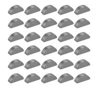sourcing map 30 Pcs Woodruff Key, 19x5x7mm Carbon Steel Metric Woodruff Semicircle Key Half Moon Tool Keys for Mechanical Fasteners Industry