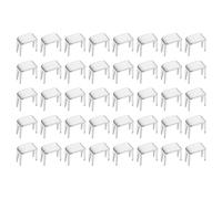 sourcing map 30 Pcs Zipper Stopper, #5 Top & Bottom Zipper Stops Repair Kit Metal Bottom Replacement Stops for Bags Jackets Coats Rescue Repair DIY Sewing Projects,(Silver)