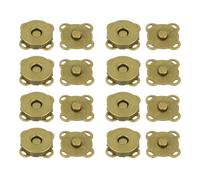sourcing map 30 Sets Magnetic Snaps Button, 14mm/0.55" Metal Plum Magnetic Sew in Clasps Button Hardware Accessories for Clothes Bag Leather DIY Handbag Purse Wallet Craft, Bronze