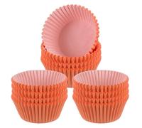 sourcing map 300 Count Cupcake Liners Orange Cupcake Cups Standard Size Muffins Liners Papers Baking Cups Wrappers Greaseproof for Party Wedding Birthday