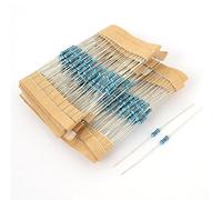 sourcing map 300 Pcs Axial Lead 0.25W 1% 1K Ohm Flameproof Metal Film Resistor