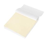 sourcing map 300 Pcs Gold Leaf Sheets 5.5" x 5.5" Imitation Gold Foil Sheets for Crafts,Picture Frames,Sculpture,Nails and DIY Arts Decoration,Light Gold
