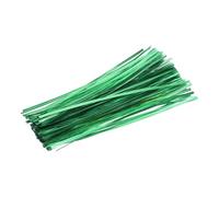 sourcing map 300 Pcs Metal Twist Ties, 8" Reusable Bag Twist Ties for Packaging Bakery Cake Candy Coffee Bags Wedding Party Favor Supplies, Green