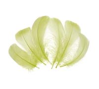 sourcing map 300 Pcs Olive Green Craft Feathers, 2-4 Inch Colored Feathers for Crafting, Fluffy Feather Bulk for DIY Crafts, Dream Catcher Supplies, Wedding Party Decoration