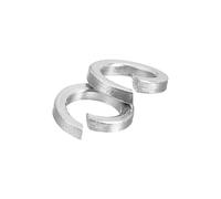 sourcing map 300 Pcs Spring Lock Washer, M3 Split Lock Washer Assortment 304 Stainless Steel Lock Washers for Screws Bolts Nuts, Silver