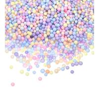 sourcing map 30000Pcs Colorful Foam Beads, 4-6mm Mini Foam Balls Round Polystyrene Beads for DIY Crafts Party Decorations Vase Pillow Gift Box Filling