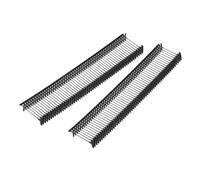 sourcing map 3000pcs Standard Tagging Gun Fasteners 0.6x0.3 Inch Plastic Tags Clothing Tags Black 15mm/0.6inch Tags Barbs Attachments for All Standard Price Tag Gun