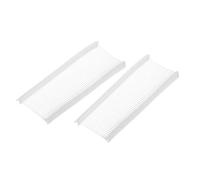 sourcing map 3000pcs Standard Tagging Gun Fasteners 1.4x0.3 Inch Plastic Tags Clothing Tag White 35mm/1.4inch Tags Barbs Attachments for All Standard Price Tag Gun