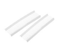 sourcing map 3000pcs Standard Tagging Gun Fasteners 1x0.3 Inch Plastic Tags Clothing Tag White 20mm/0.8inch Tags Barbs Attachments for All Standard Price Tag Gun