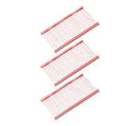 sourcing map 3000pcs Standard Tagging Gun Fasteners 50mm Tagging Barbs Pins PP Plastic Tag for Price Tagging Gun, Clothing Tags Gun Attachments for Clothes Bag Fabric, Red