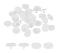 sourcing map 300Pcs 3x13mm Plastic Hole Plugs,Screw Cap Cover,White | Round Panel Drill Hole Plugs for Furniture Cabinet Cupboard Shelves Fencing Post Pipe Insert End Caps