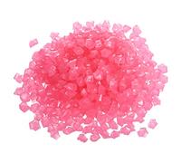 sourcing map 300pcs Glow Rocks 8-10mm Glow Pebbles Decoration in the Dark Luminous Stones Decor DIY Decorative Pink for Garden, Potted Plant, Fish Tank