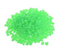 sourcing map 300pcs Glow Rocks 8-10mm Glow Pebbles Decoration in the Dark Luminous Stones Decor DIY Decorative Green for Garden, Potted Plant, Fish Tank