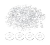 sourcing map 300pcs M2.5 PVC Flat Washers 2.5mm ID 5mm OD 0.5mm Thick Sealing Gasket Ring Spacer Water Hose Washers Replacement for Water Pipe Hose